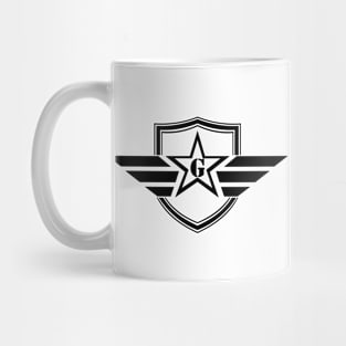 Military Army Monogram Initial Letter G Mug